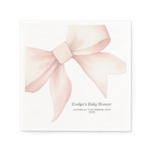Rosa Schleifen-Baby-Party Coquette Elegant Süß