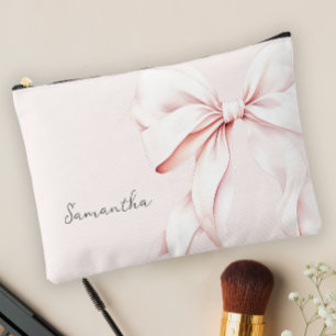 Rosa Schleifen-Brautjungfer-Geschenk-Accessoire-Ta Zubehörtasche