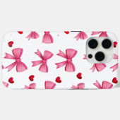 Rosa Schleifen Case-Mate iPhone Hülle (Rückseite (Horizontal))