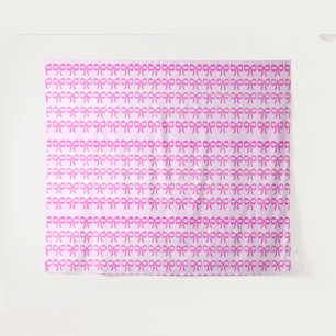 Rosa Schleifen Extra große Tapete 223 cm x 264 cm Wandteppich