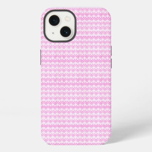 Rosa Schleifen iPhone 13 Hülle (Rückseite)