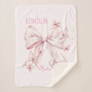 Rosa Schleifen Schmetterlinge Sherpadecke