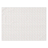Rosa Schleifen Tischdecke (Vorderseite (Horizontal))
