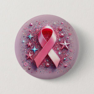 Rosa Schleifenabzeichen! Button