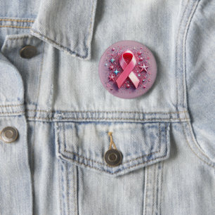 Rosa Schleifenabzeichen! Button