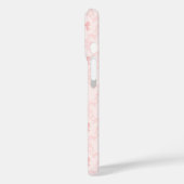 Rosa Schleifenmuster Case-Mate iPhone Hülle (Rückseite / Links)