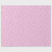 rosa Schleimhaut, Brustkrebs, Unterstützung, Gesch Geschenkpapier (Flach)