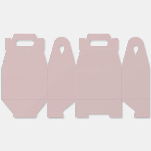 Rosa schlichte Begünstigungsbox Geschenkschachtel (Ungeklappt)