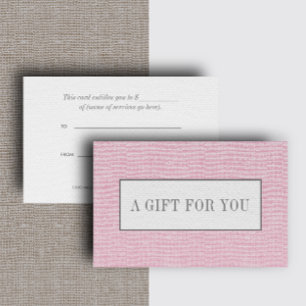 Rosa   Schlichte Elegante Linen Look Chic