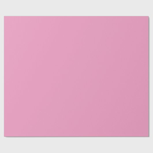 Rosa schlichte Vollfarbe Geschenkpapier (Flach)