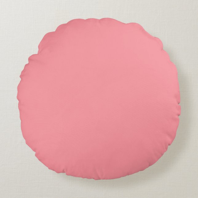 Rosa schlichtes, solides Kissen (Vorderseite)