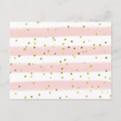 Rosa Schlitten - Was für lustige Winterbücher für Einladungspostkarte (Rückseite)