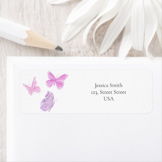 Rosa Schmetterling (Insitu)