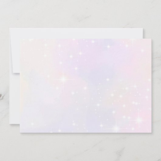 Rosa Schmetterling 1. Geburtstag Foto Einladung (Rückseite)