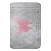 Rosa Schmetterling Badematte (Vorderseite Vertikal)