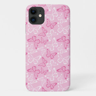 Rosa Schmetterling Case-Mate iPhone Hülle