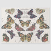 Rosa Schmetterling Decoupage Gewebe Seidenpapier (Vorderseite)