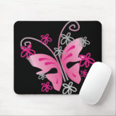 rosa Schmetterling mousepad (Mit Mouse)