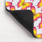 Rosa Schmetterling Mousepad (Ecke)