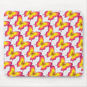 Rosa Schmetterling Mousepad