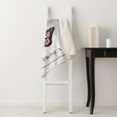 Rosa Schmetterling Personalisierter Sherpa Blankon Sherpadecke (Beispiel)