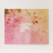 Rosa Schmetterling Puzzle (Horizontal)