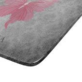 Rosa Schmetterling Schneidebrett (Ecke)