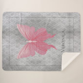 Rosa Schmetterling Sherpadecke (Vorderseite (Horizontal))