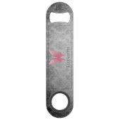 Rosa Schmetterling Speed Flaschenöffner (Vorderseite)