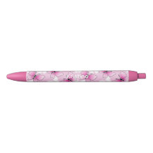 Rosa Schmetterling Süß Kawaii Personalisierter Sti