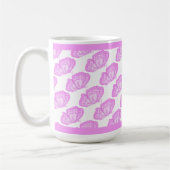 Rosa Schmetterlinge Kaffeemaschine Tasse (Links)