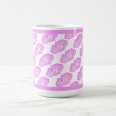 Rosa Schmetterlinge Kaffeetasse (Mittel)