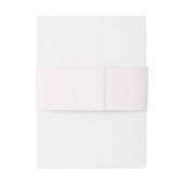 Rosa Schmetterlinge Quinceanera Einladungsbanderole (Rückseitenbeispiel)