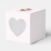 Rosa Schmetterlinge Quinceanera Geschenkschachtel (Vorderseite)