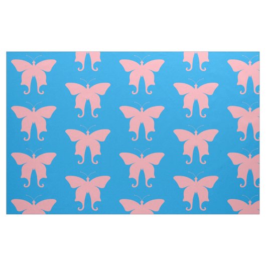 Rosa Schmetterlinge Stoff (Fat Quarter (45,7 x 55,9 cm))