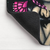 "Rosa Schmetterlings-Fee" Mousepad (Ecke)
