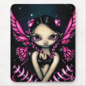 "Rosa Schmetterlings-Fee" Mousepad (Vorne)