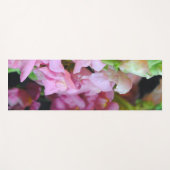 Rosa Schnappschüsse Yogamatte (Vorderseite (Horizontal))