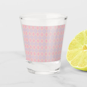 Rosa Schnapsglas