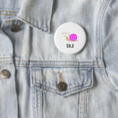 Rosa Schnecke 13,1 (Halbmarathon) Button (Beispiel)