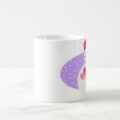 Rosa Schnee-Gallonen-Tasse Kaffeetasse (Mittel)