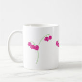 Rosa Schneefall-Blume Kaffeetasse (Links)