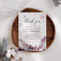 Rosa Schneeflocken 1. Geburtstag