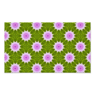 Rosa Schneeflocken Foto drucken