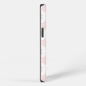 Rosa Schneeflocken iPhone Hülle (Rechte Seite)