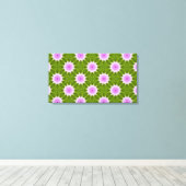 Rosa Schneeflocken Leinwand (Insitu (Holzboden))