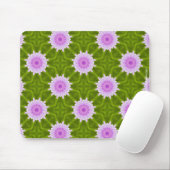 Rosa Schneeflocken Mousepad (Mit Mouse)