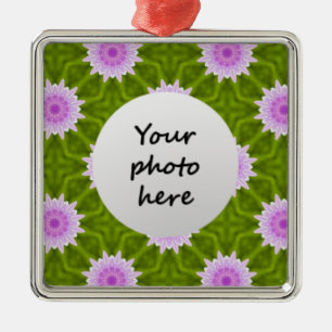 Rosa Schneeflocken Weihnachtsbaumschmuck Ornament Aus Metall