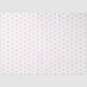 Rosa Schneeflocken Weihnachtszettel Seidenpapier (Vorderseite)