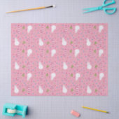 Rosa Schneemann-Geschenkpapier Seidenpapier (Basteln)